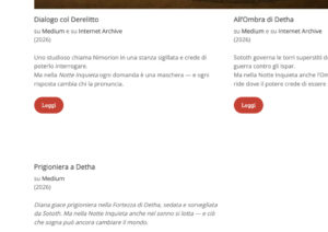 nuovi contenuti